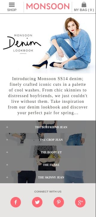 Monsoon Accessorize mobile