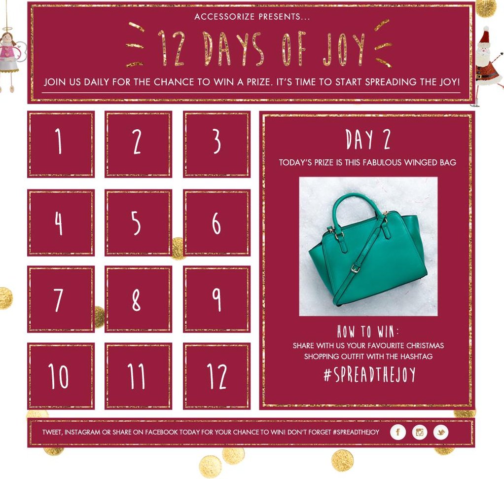 ACCESSORIZE 12 DAYS OF JOY