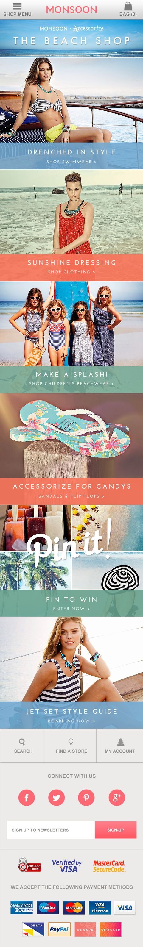 MONSOON THE BEACH SHOP